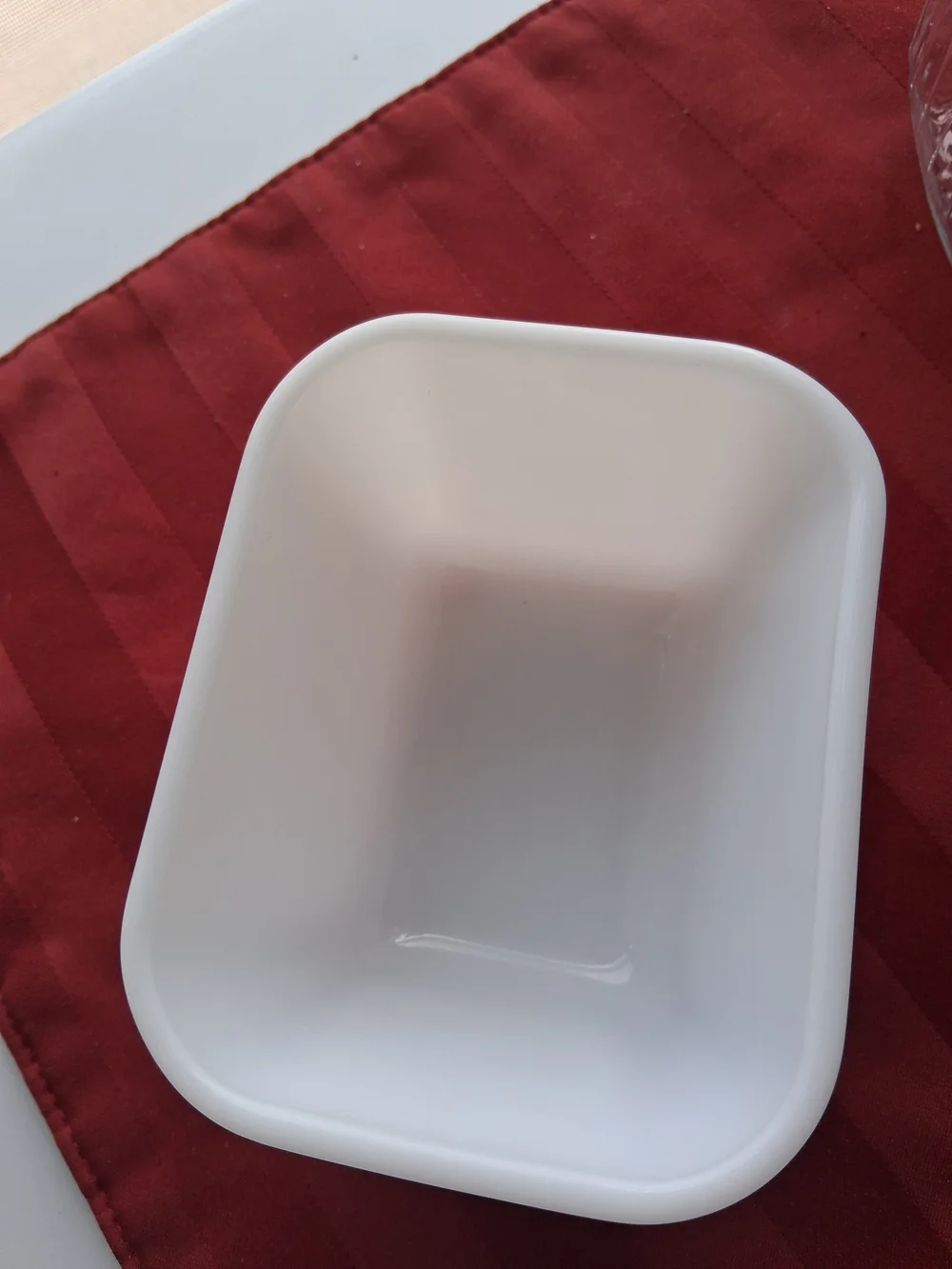 Clear Glass Storage Jar with White Lid - Home Kitchen